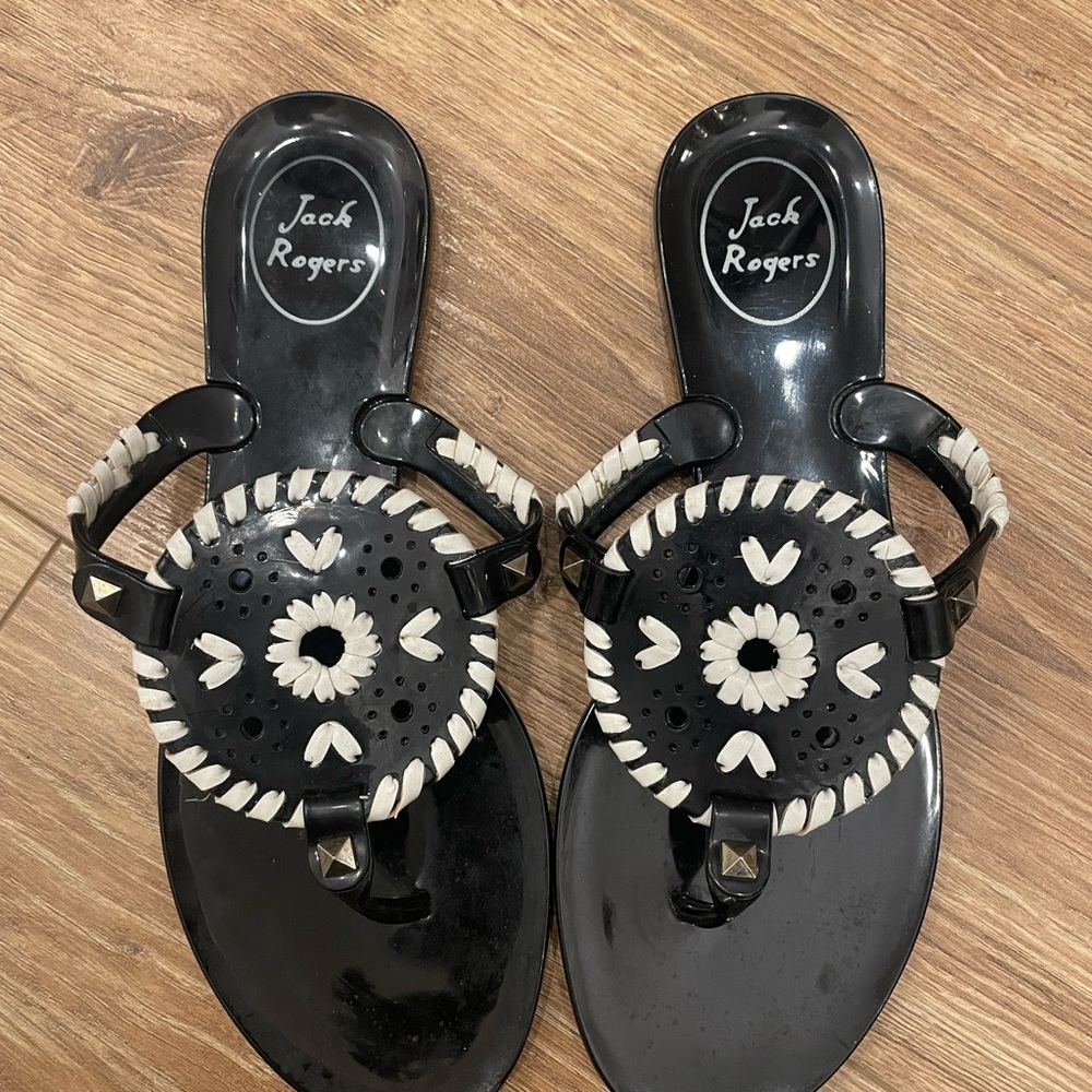 Jack Rogers Black and white Women's Sandals